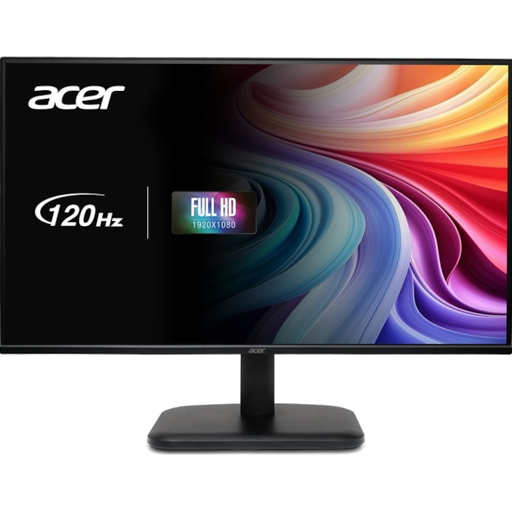Acer EK251QGBI IPS LED monitor, 24,5" Full HD 1920 x 1080, VGA, HDMI, 120 Hz, 4 ms, fekete