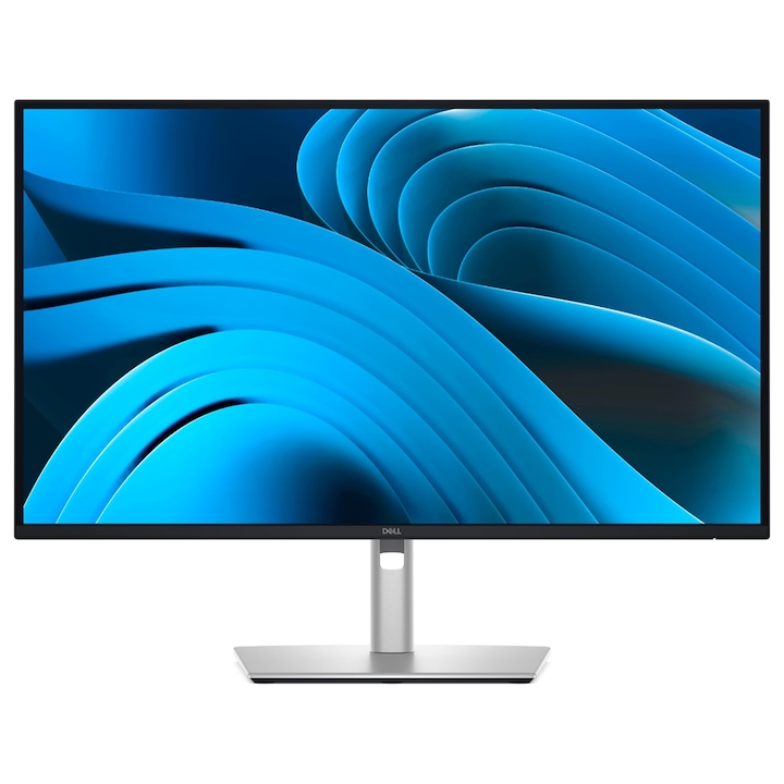 Dell 27"-os P2725DE IPS LED monitor, WQHD 2560 x 1440, HDMI, DisplayPort, Pivot, 100 Hz, 5 ms fekete/ezüst
