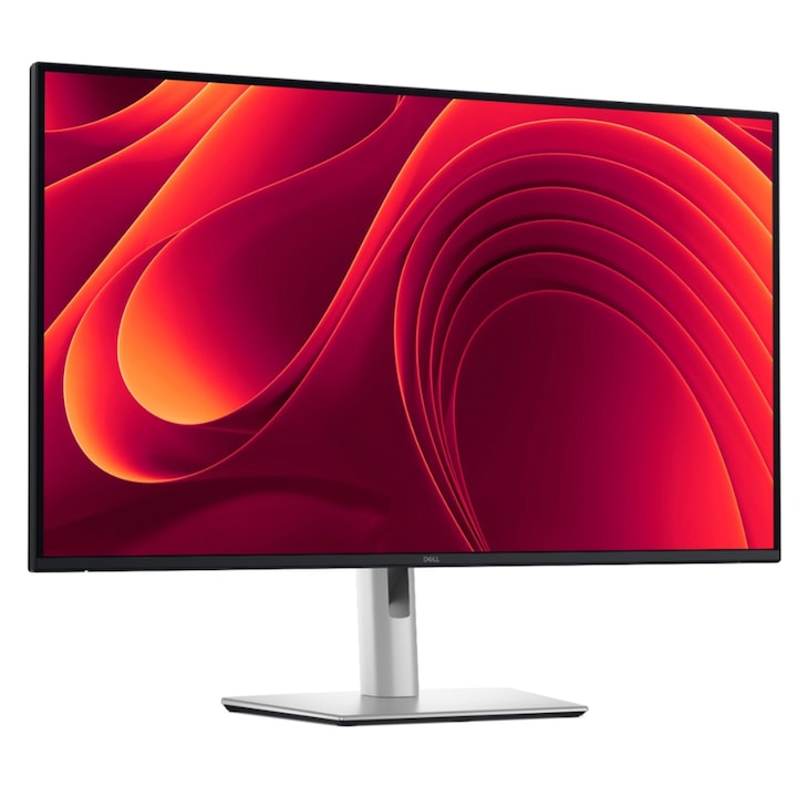 Dell 31,5"-os P3225DE IPS LED monitor, WQHD 2560 x 1440, HDMI, DisplayPort, Pivot, 100 Hz, 5 ms fekete/ezüst