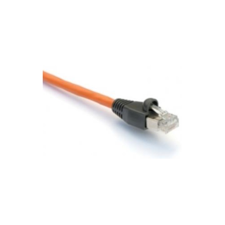 Cablu Nexans N11A.U1F020OK, Patchcord, CAT.6a, 2m Portocaliu