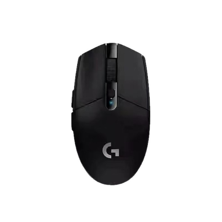 Logitech G304 vezeték nélküli gamer egér, könnyű, 6 programozható gomb, 250 órás akkumulátor-üzemidő, beépített memória, fekete