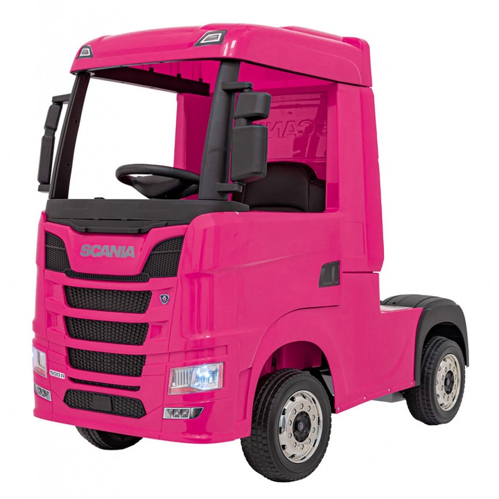 Scania R-szériás elektromos kamion - rózsaszín