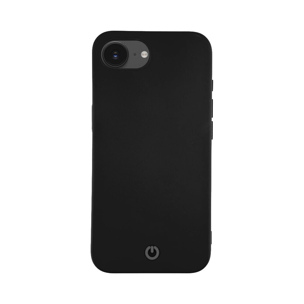 Husa de protectie CENTO Rio compatibila cu Apple Iphone 16e Negru Silicon Premium Mat, Slim, Anti zgarieturi, Anti soc, cu margini ridicate pentru protectia ecranului si a camerei