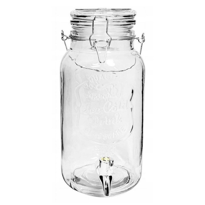 Pahar de limonada cu capac, Ramiz 4 litri