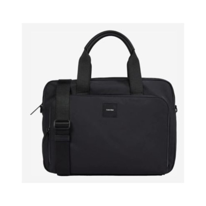 Geanta laptop, Calvin Klein ESSENTIAL, negru