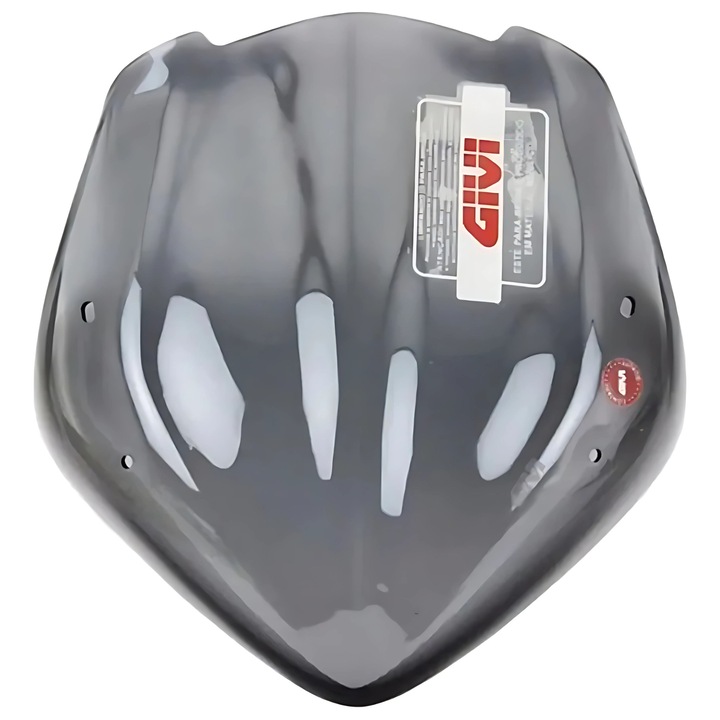 GIVI univerzális motorkerékpár szélvédő – Kawasaki, Benelli, Ducati Streetfighter, Honda CB1000R, KTM Duke 125 / 200 / 390, Suzuki GSR600 (2006–2011) motorokkal kompatibilis, füstfekete színben