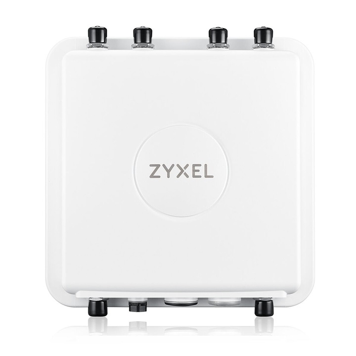Безжичен рутер ZyXEL, WAX655E, бял, 5GHz, IP67