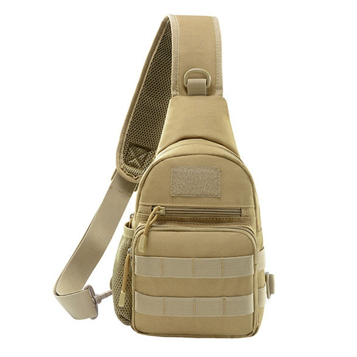 Rucsacuri set, rucsac compact, nylon, model tactic, multicolor, 24x18x10 cm