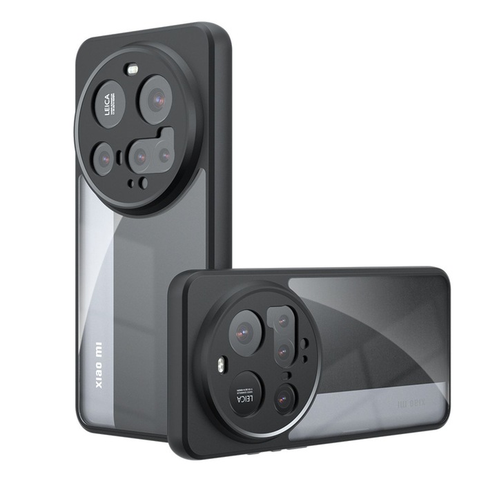 Husa pentru Xiaomi 15 Ultra, TPU/PC, Anti-Shock Protection Hard, Spate Mat, Transparent