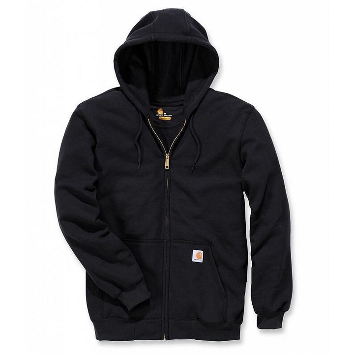 Pulóver, Carhartt, pamut/poliészter, sötétkék, Fekete