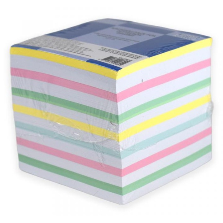 Spirit 4040894 Spirit: Jegyzettömb színes és fehér 900 lapos 9x9x9cm