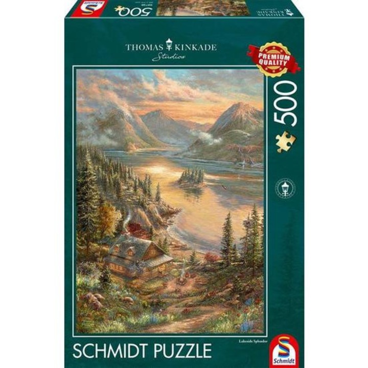 Puzzle Schmidt 500 de piese - Splendoare pe malul lacului