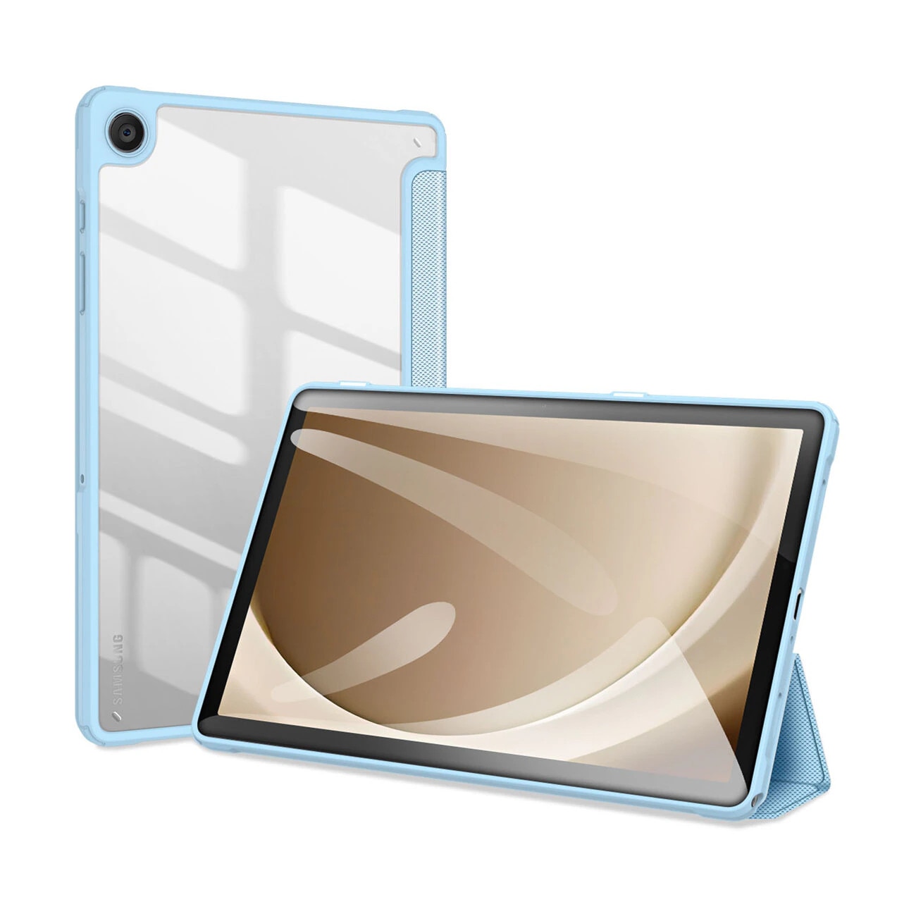 Husa premium pentru Samsung Galaxy Tab A11/A9+(2025/2023), 11", Sigloo, interior de piele sintetica, suport Smart Pen, rezistent la socuri, Blue