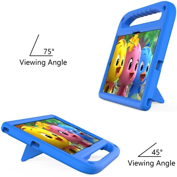 Husa copii pentru Samsung Galaxy Tab A9, 8.7", Sigloo, stand Built-in, Protectie 360, Albastru