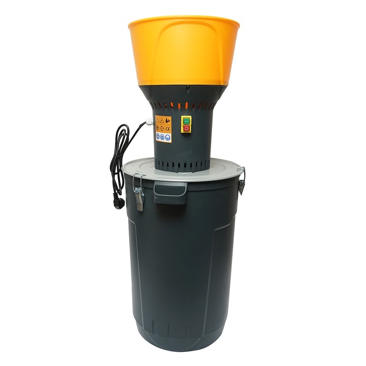 Moara cereale electrica 1.3 KW, 220V, 5 site incluse, rezervor 60L, 19000 r/min, capacitate 350 Kg/h