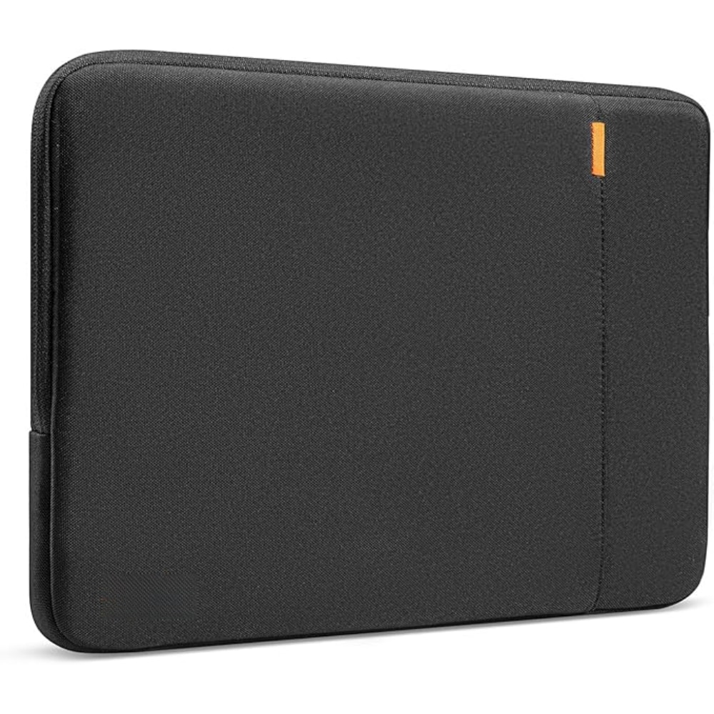 Husa de Protectie 360° pentru Laptop 13/14 Inch, Compatibila cu MacBook Air 13, MacBook Pro 14 M4, M3, M2, M1 (A3403, A3186, A2991, A2780, A2485, A2141, 2019–2024), Surface Laptop 7, Rezistenta la Apa, cu Buzunar pentru Accesorii, Negru
