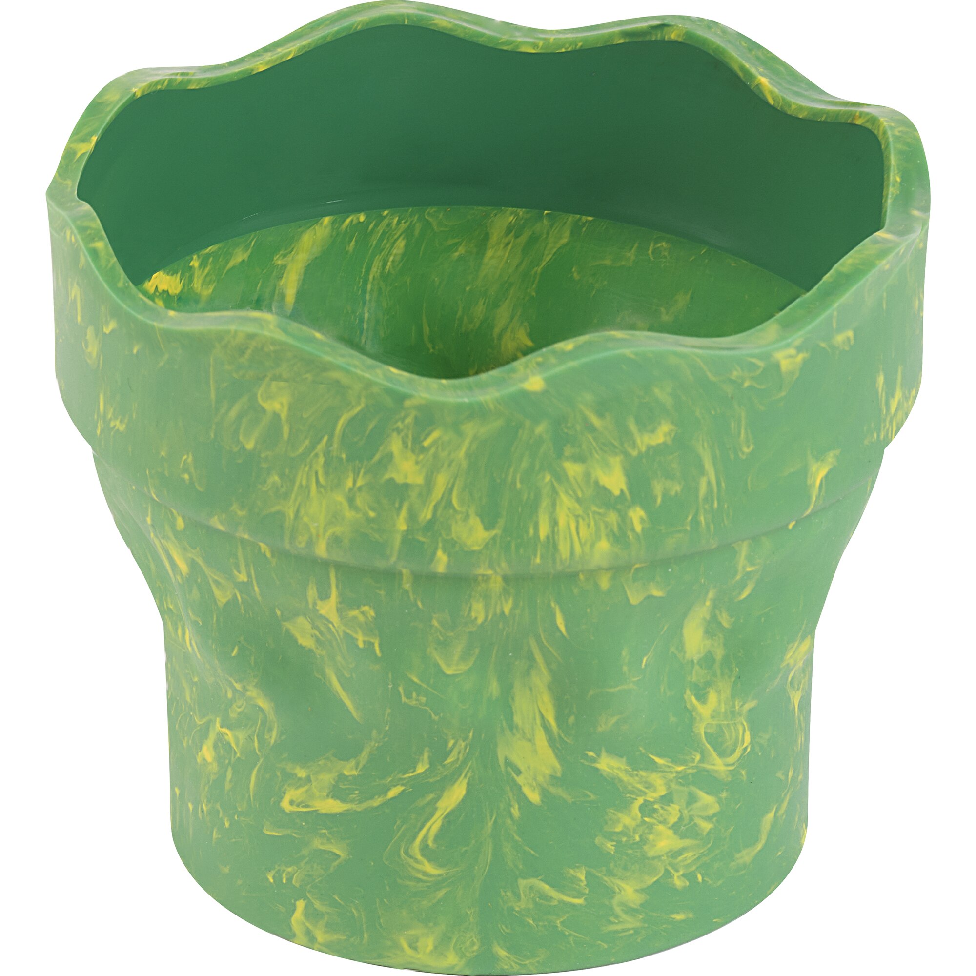 Cutie apa Click&Go dinozauri verde marmorat Faber-Castell