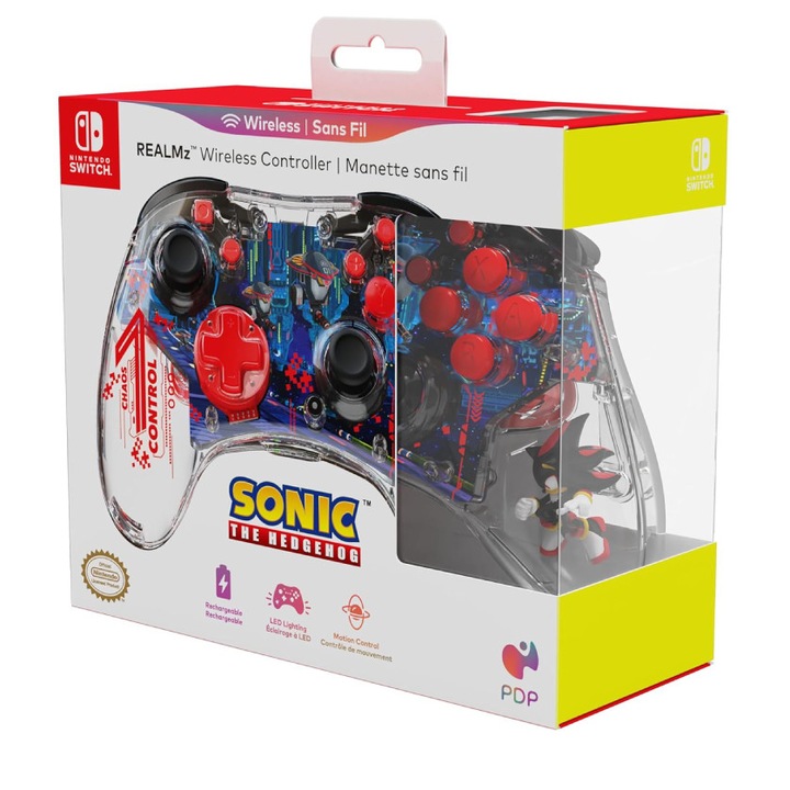 Pdp Realmz Plus Wireless Controller Sonic Shadow Ark