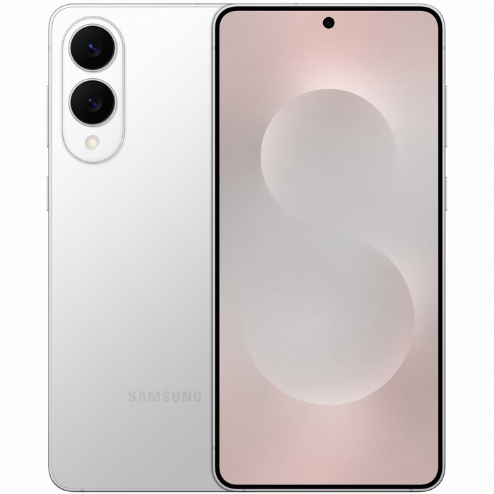 Мобилен телефон Samsung Galaxy S25 Edge, 12GB RAM, 512GB, 5G, титаниево сребрист