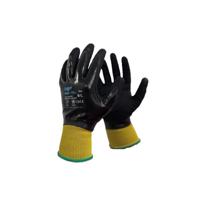 Manusi de protectie TOP PNSN-FULL, negre, marime: 2XL/11
