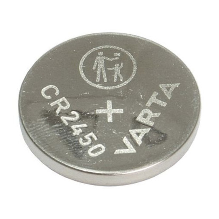 Baterie tip buton premium Varta Litiu CR2450 OEM, 6450501511