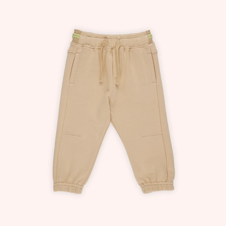 Fiú melegítőnadrág gumis derekúval, PANCO - Botanic Garden, bézs, Bézs