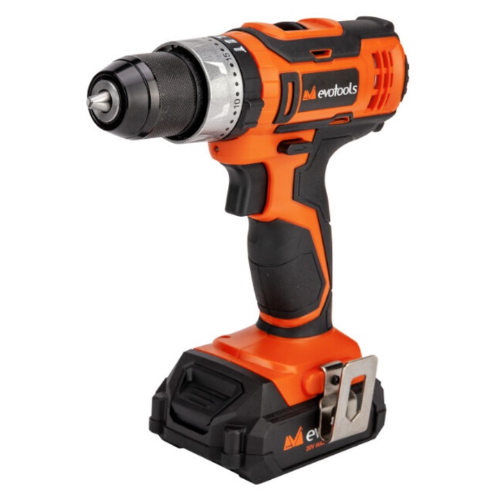 Masina de Gaurit si Insurubat cu Percutie cu 2 Acumulatori si Incarcator MAX 20V POWER Evotools