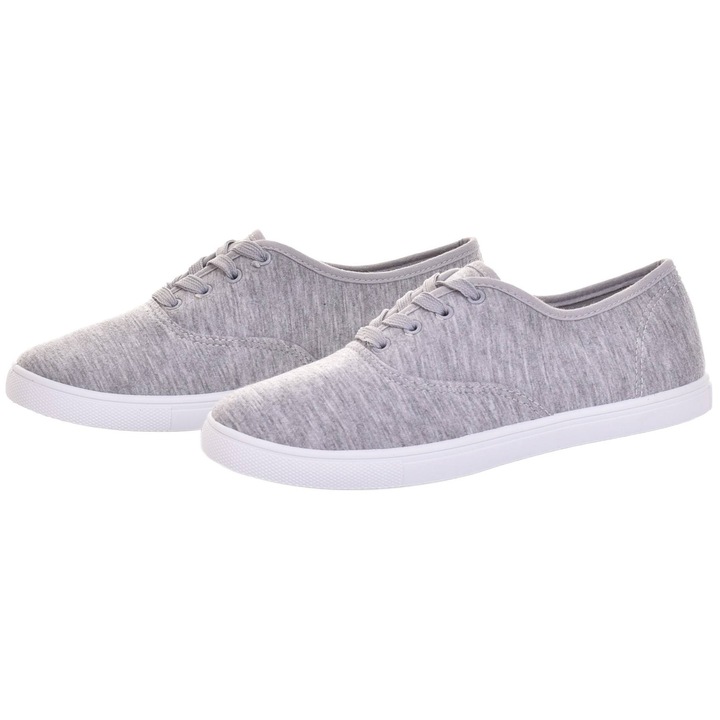 Дамски маратонки Martinus, полиестер/текстил, сиви