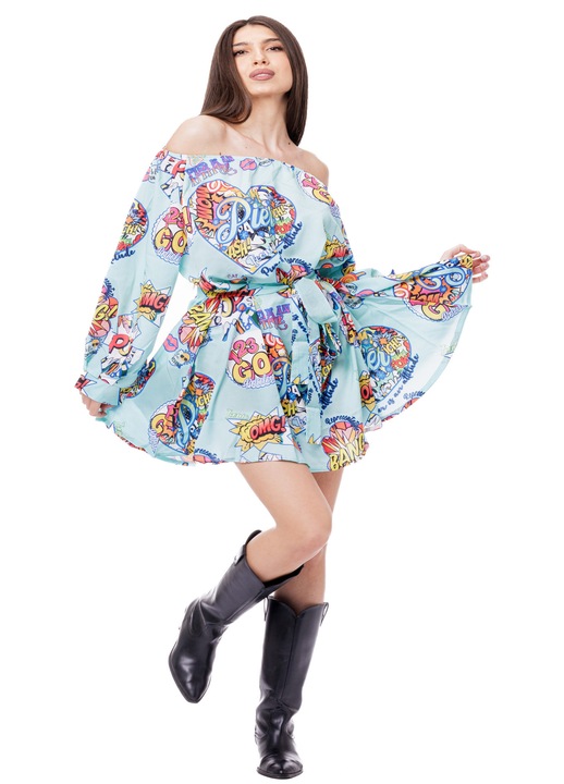 Rochie midi, piershop, diana, lejera, gravide, funny cartoons, plaja, universala