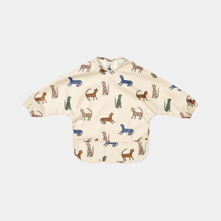 Baveta impermeabila cu maneci, Leopard Multi Mix