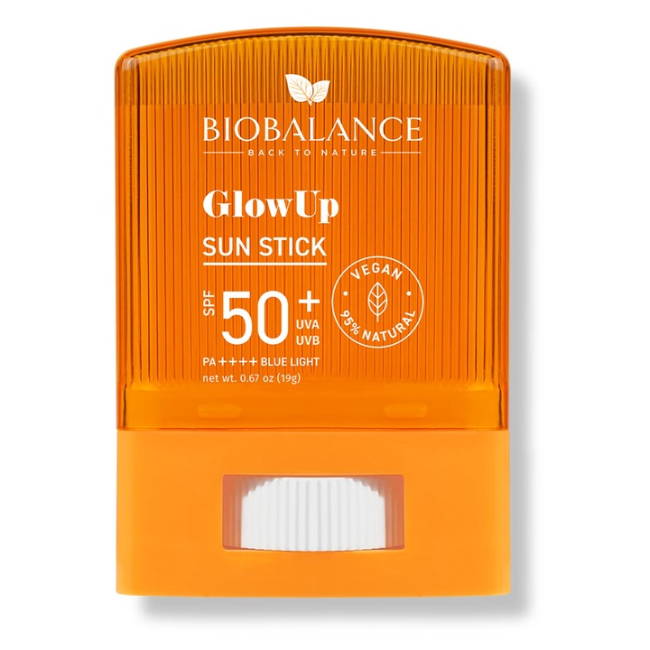 Glow Up, stick protectie solara SPF 50+ UVA & UVB, PA++++ Blue Light, BioBalance, 19 g