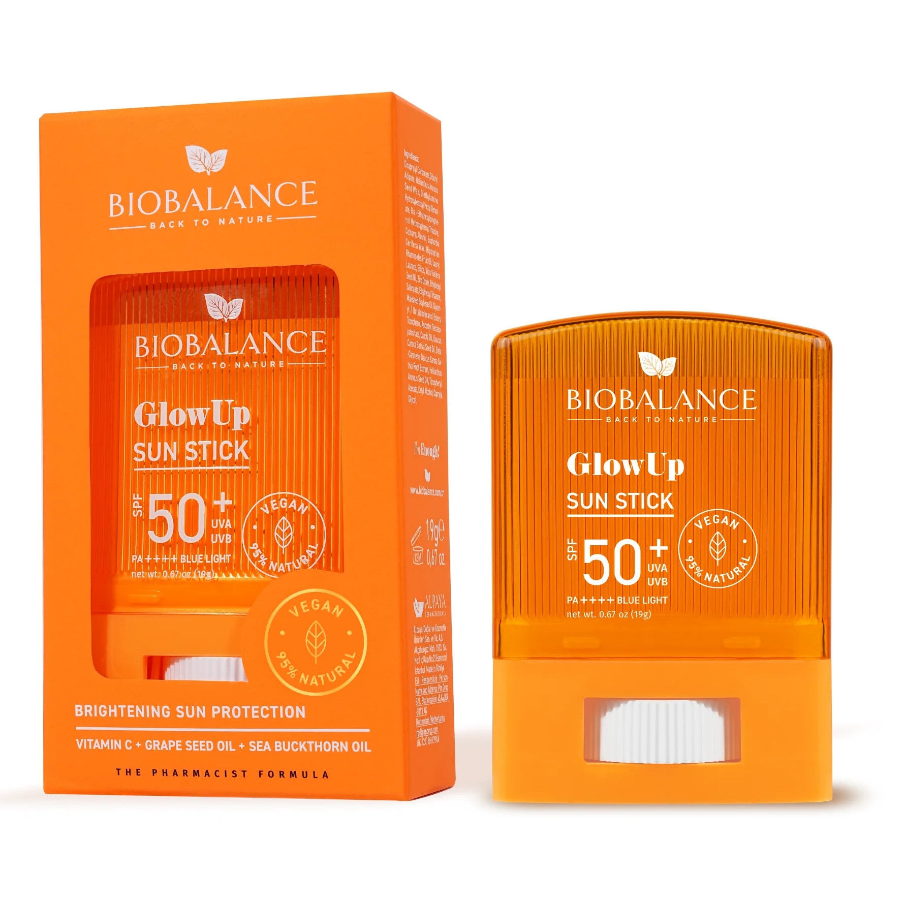 Bio Balance Glow Up naptej stift, SPF 50+, PA++++, 19 g, uniszex, arcra ...