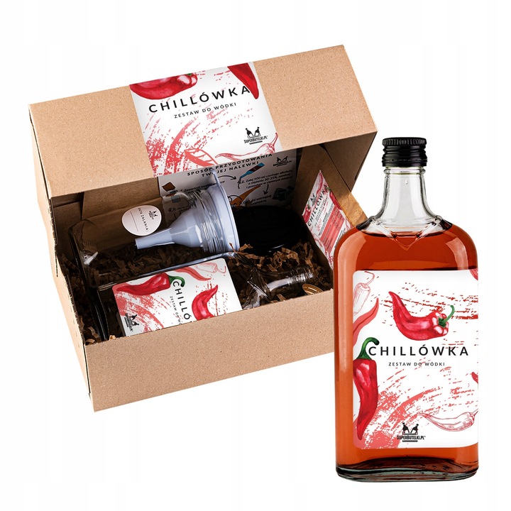 Set pentru fabricarea lichiorului, Super Butelki, sticla, 28/18, filtre pentru lichior 3 bucati, eticheta decorativa autoadeziva, multicolora