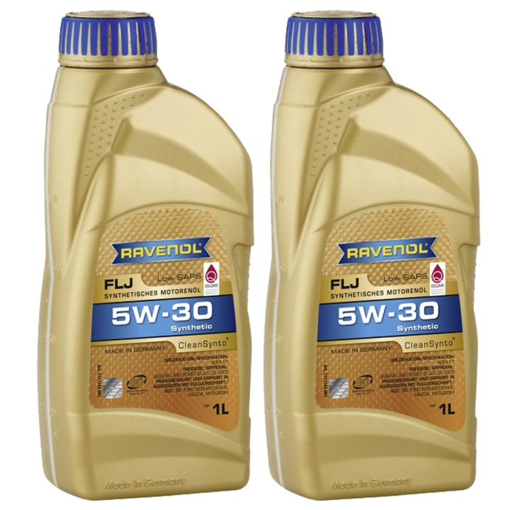 Pachet 2 litri ulei Ravenol FLJ 5W30