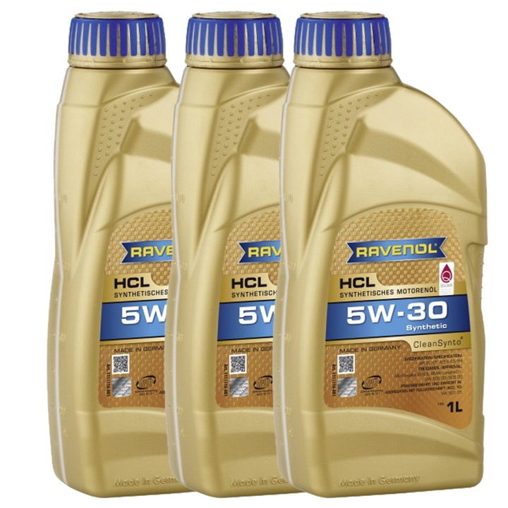 Pachet 3 litri ulei Ravenol HCL 5W30