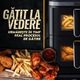 Friteuza cu aer cald fara ulei iHunt Bro Air Fryer 11L Dual Stack, Dual Zone 2800W (1400W + 1400W), Ecran digital, 12 functii de gatire, Temperatura Ajustabila, Decongelare si temporizare, Black