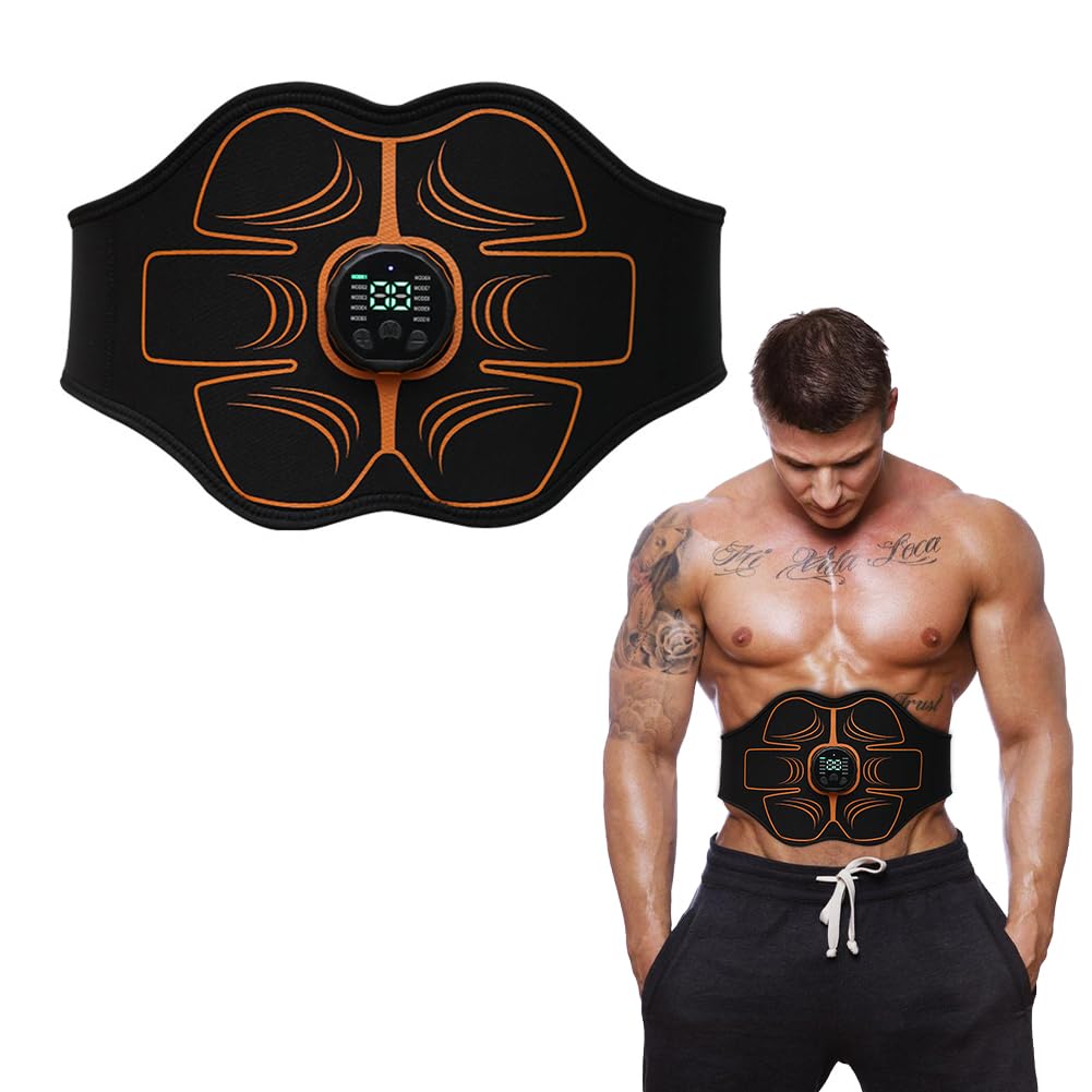 Aparat de antrenament abdominal electric Ems, Zinueen, 10 moduri