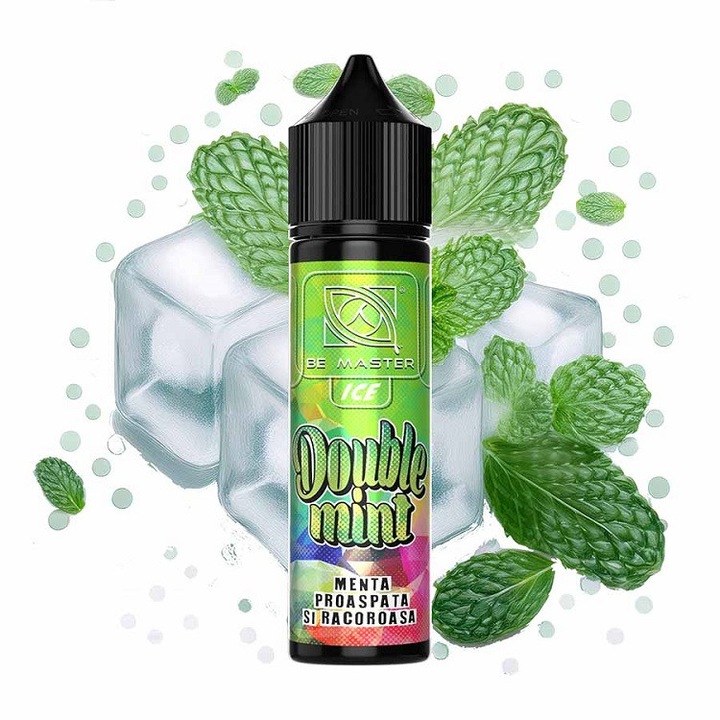 Lichid Tigara Electronica Be Master - Double Mint, 30ml, 0mg/ml
