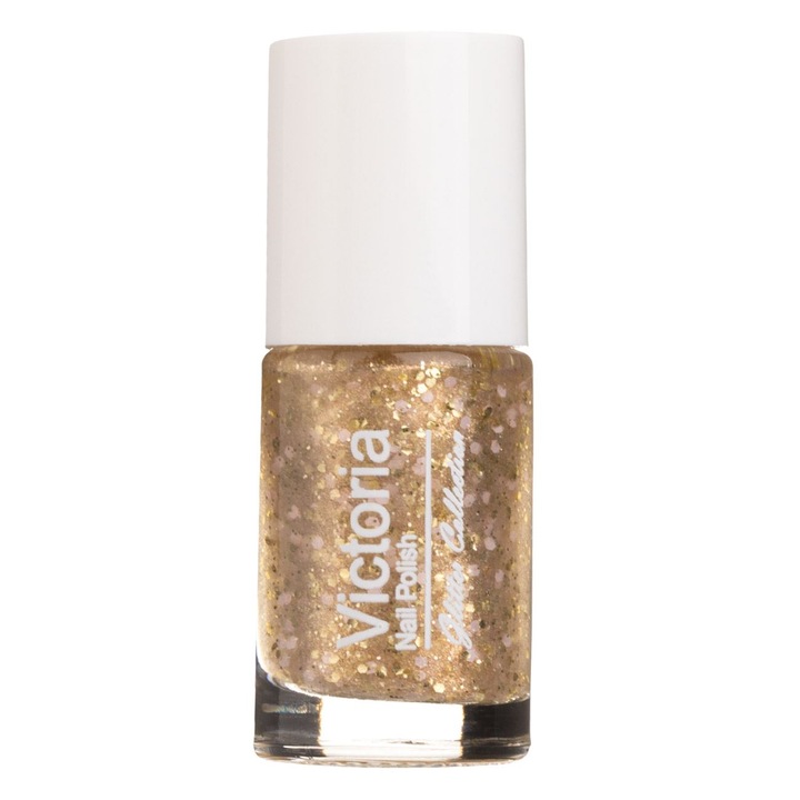 Oja de Unghii Aurie Confetti, Lunga Durata, 6 ml
