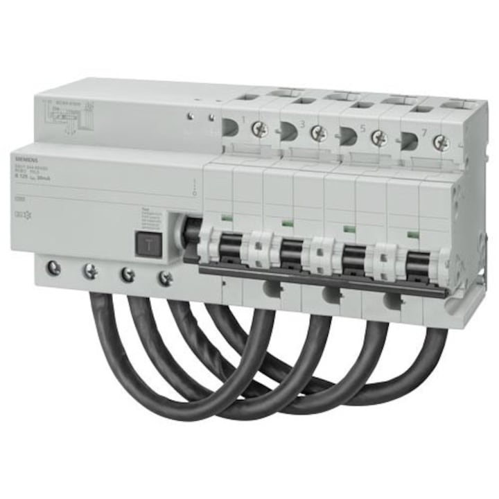Siguranta automata industriala Siemens 5SU1644-1KK82, RCBO, 10kA, AC, 4P, 300mA, C, 125A, 400V