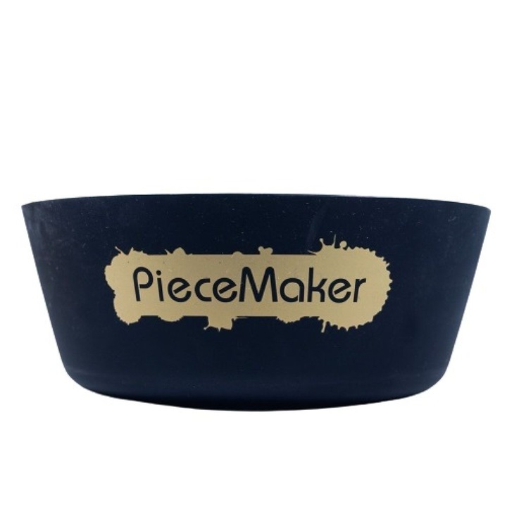 Bol din silicon Piecemaker Munchie Bowl rezistent la caldura, reutilizabil, flexibil, indestructibil, fara BPA, pentru bucatarie, utilizare in cuptor, cuptor cu microunde, congelator