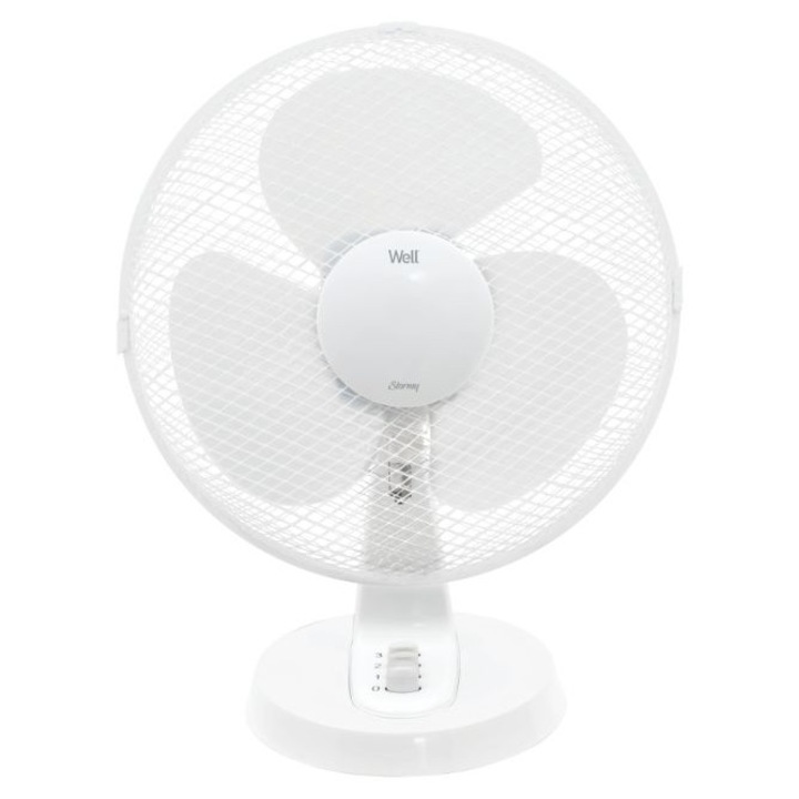 Asztali ventilátor 40 cm, 3 sebességfokozat, állítható szög, 45 W, Stormy, Well