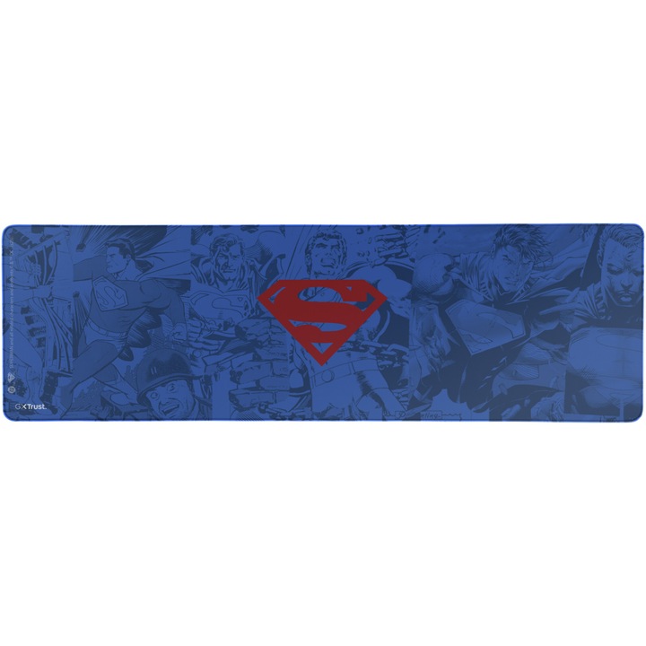 Подложка за мишка Trust, GXT 759SM- WB Superman XXL, Нехлъзгава повърхност, 900x300 мм, Многоцветен