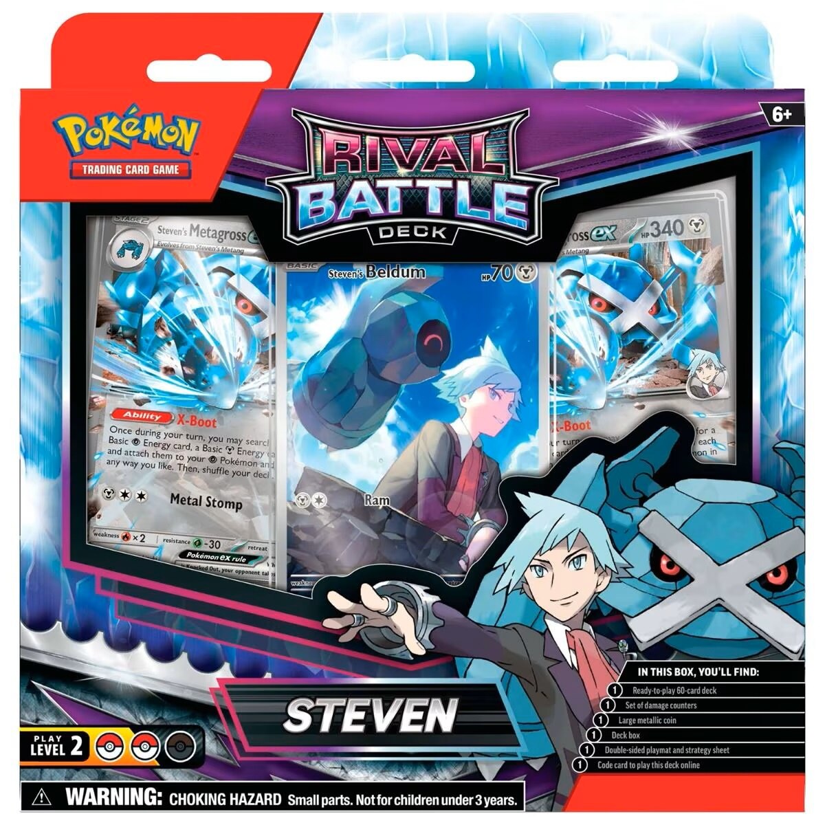 Set cartonase Pokemon TCG: Rival Battle Deck, Steven/Marnie - eMAG.ro