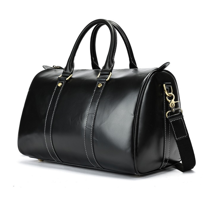 Valódi bőr táska, BUSY LDY és GTM® Meta, fekete