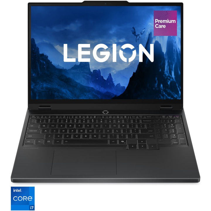 Laptop Gaming Lenovo Legion 5 15IRX10 cu procesor Intel® Core™ i7-13650HX pana la 4.9GHz, 15.3" WUXGA, IPS, 16GB DDR5 RAM, 512GB SSD, NVIDIA® GeForce RTX™ 5050 8GB GDDR7, No OS, Eclipse Black, 3y on-site Premium Care