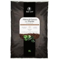 Fibra de cocos pentru Plante - Gata de utilizare - 5L Nuca de Cocos