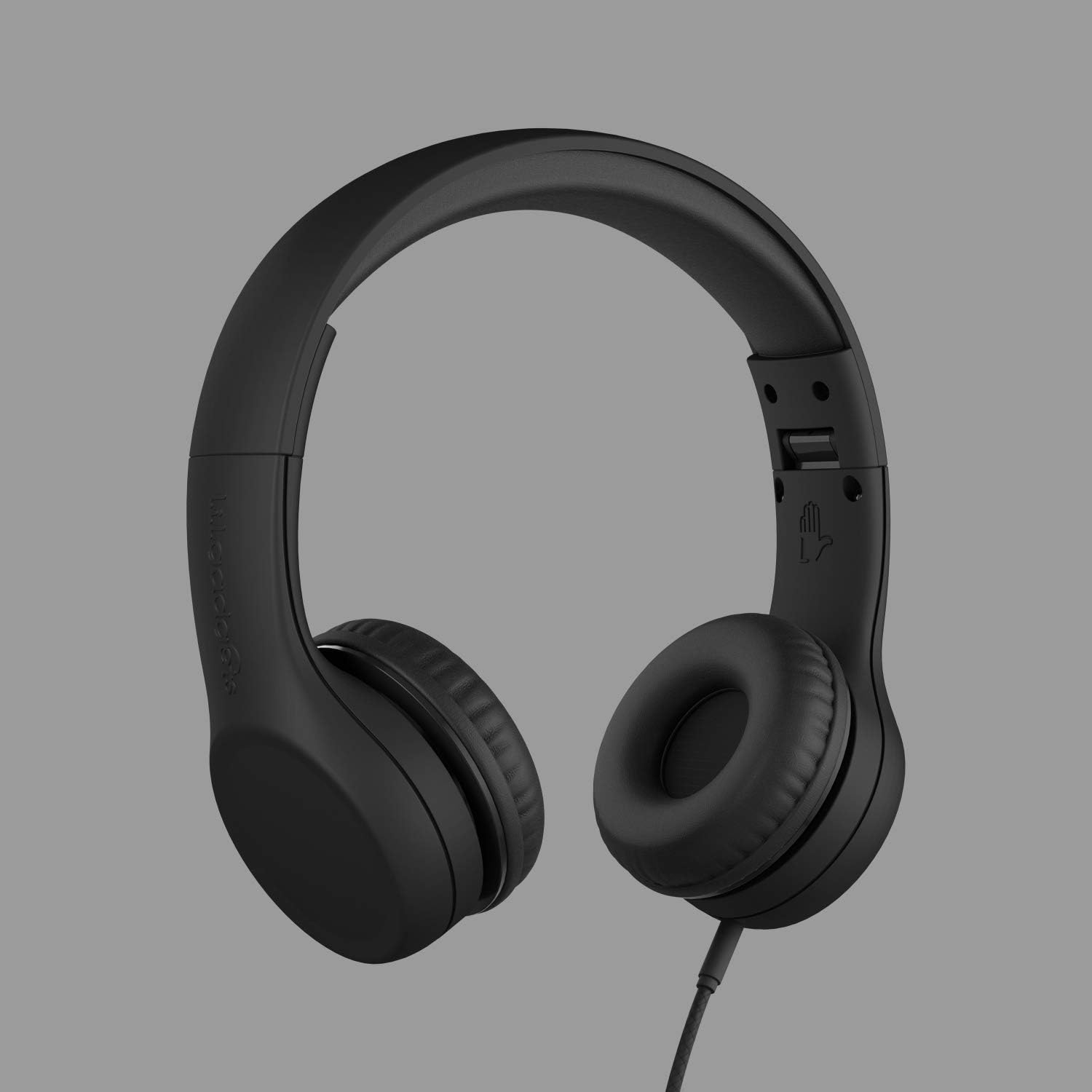 Casti on-ear pentru copii LilGadgets connect+ ® cu microfon si control volum, design pliabil, compatibilitate universala, tehnologie shareport, captuseala moale, limitare volum 93 db