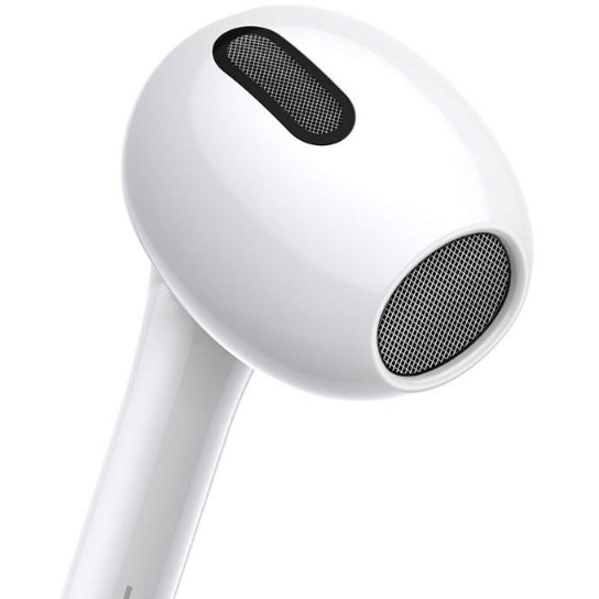 CASTI Baseus Encok C17, pt smartphone, control volum + microfon pe fir, conectare prin cablu USB Type-C, lungime cablu 1.1m, alb