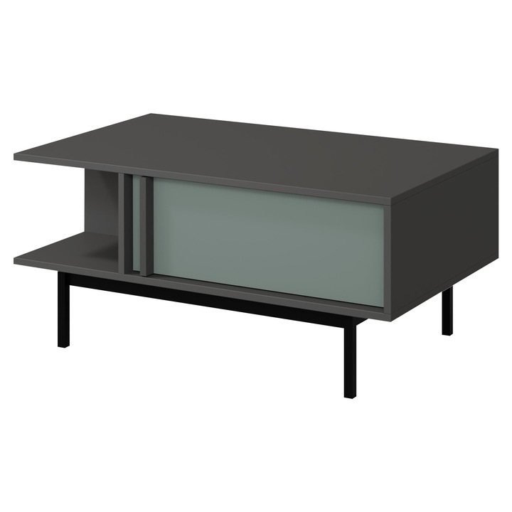 Masuta pentru cafea Wektus WK12, MIRJAN 24, antracit / aloe, 60x93x43 cm